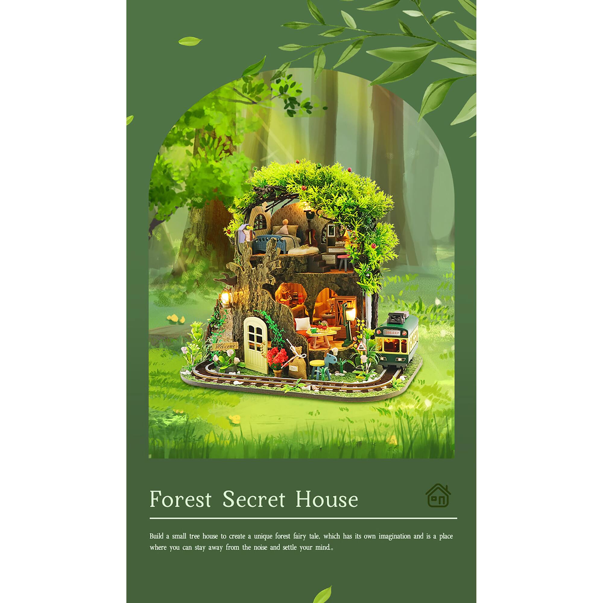 Sparkly Selections Secret Forest House DIY Miniature Kit
